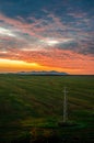 Sunrise in Yambol, Bulgaria