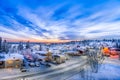 Sunrise in Yellowknife Canada