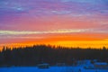 10am Sunrise, Yellowknife, Northwest Territories