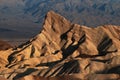 Sunrise at Zabriskie Point, Death Valley Royalty Free Stock Photo