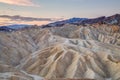 Sunrise at Zabriskie Point in Death Valley National Park, California, USA Royalty Free Stock Photo