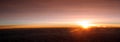 Sunrize, sunset above sky, Earth. Panorama background Royalty Free Stock Photo