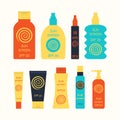 Sunscreen bottle set