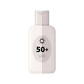 Sunscreen Bottle SPF 50+ Vector Illustration Royalty Free Stock Photo