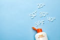 Sunscreen. How to choose the degree of protection of SPF for adults and children. Cream in the form of question mark and