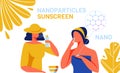 Sunscreen Skincare Products with Nanoparticles