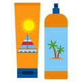 Sunscreen tube icon