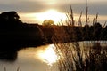 Sunset above the Annan river