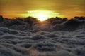 Sunset above the clouds 3