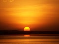 Sunset above Lake Langano, Ethiopia Royalty Free Stock Photo