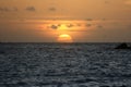 Sunset in Abrolhos Royalty Free Stock Photo