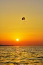 Sunset on the Adriatic Makarska Royalty Free Stock Photo