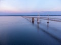 Chesapeake Bay Bridge Aerial Photo Royalty Free Stock Photo