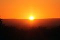 Sunset in the African bush