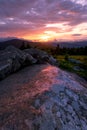 Sunset along the Appalachian Trail