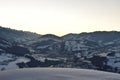 Sunset in the Alps