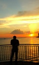 Sunset Amazon River Silhouette