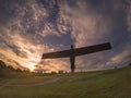 Sunset of the Angel of the North