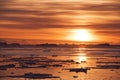 Sunset in Antarctica