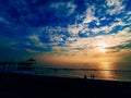 Sunset at anyer beach