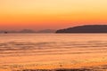 Sunset at Ao Nang beach, Krabi, Thailand