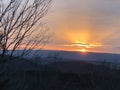 Sunset in the Appalachian Mountains