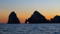 Sunset in The Arch Los Cabos Mexico