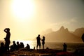 Sunset from Arpoador in Rio de Janeiro