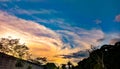 Sunset atardecer summer  sun sol Royalty Free Stock Photo