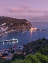 Sunset - Avalon Harbor, Catalina Island, California Royalty Free Stock Photo