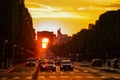 Arch of Triumph Sunset