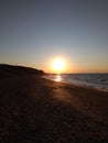 Sunset on the Azov Sea