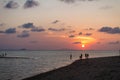 Sunset in Baan Tai Beach, Koh Phangan, Thailand