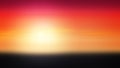 Sunset background illustration gradient abstract, banner colorful Royalty Free Stock Photo