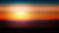 Sunset background illustration gradient abstract, template blurred Royalty Free Stock Photo
