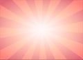 Sunset background with a magnificent sun burst Royalty Free Stock Photo