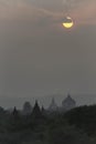 Sunset in Bagan, Mandalay, Myanmar