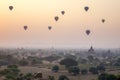 Sunset in Bagan, Myanmar Royalty Free Stock Photo