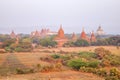 Sunset in Bagan, Myanmar Royalty Free Stock Photo