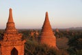 Sunset in Bagan, Myanmar Royalty Free Stock Photo