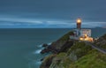 Sunset  The Baily Lighthouse, Howth. co. Dublin Royalty Free Stock Photo