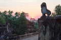Sunset at Bakong Temple, Cambodia