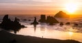 Sunset on Bandon Beach