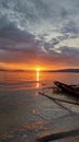 sunset on the Bangka Island Royalty Free Stock Photo