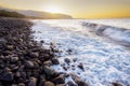 Sunset at Barachois in Saint-Denis, Reunion Island