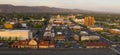 Sunset Bathes Downtown Yakima Washington in Golden Light