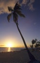 Sunset - Bayahibe beach - Dominican republic Royalty Free Stock Photo