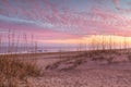 Sunset Beach Background Outer Banks North Carolina Royalty Free Stock Photo