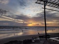 Sunset at Beach Bali & x28;Pantai Batu Mejan& x29;