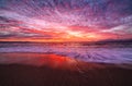 Sunset Beach Beautiful Ocean Nature Dramatic Surreal Sunrise Landscape Colors